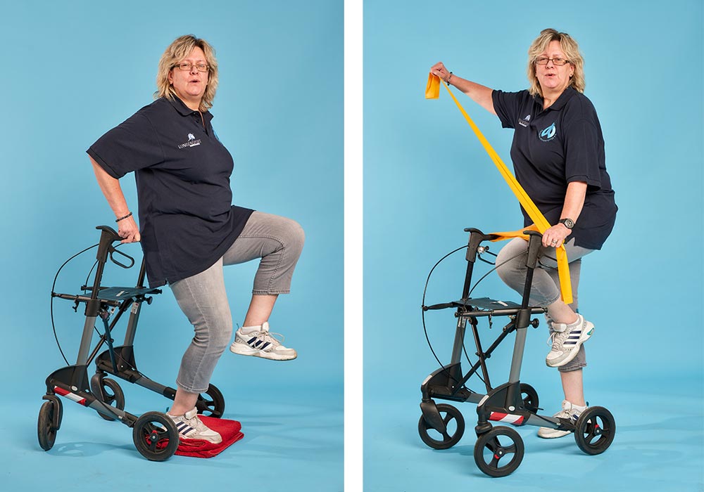 hilfsmittel schulung rollator