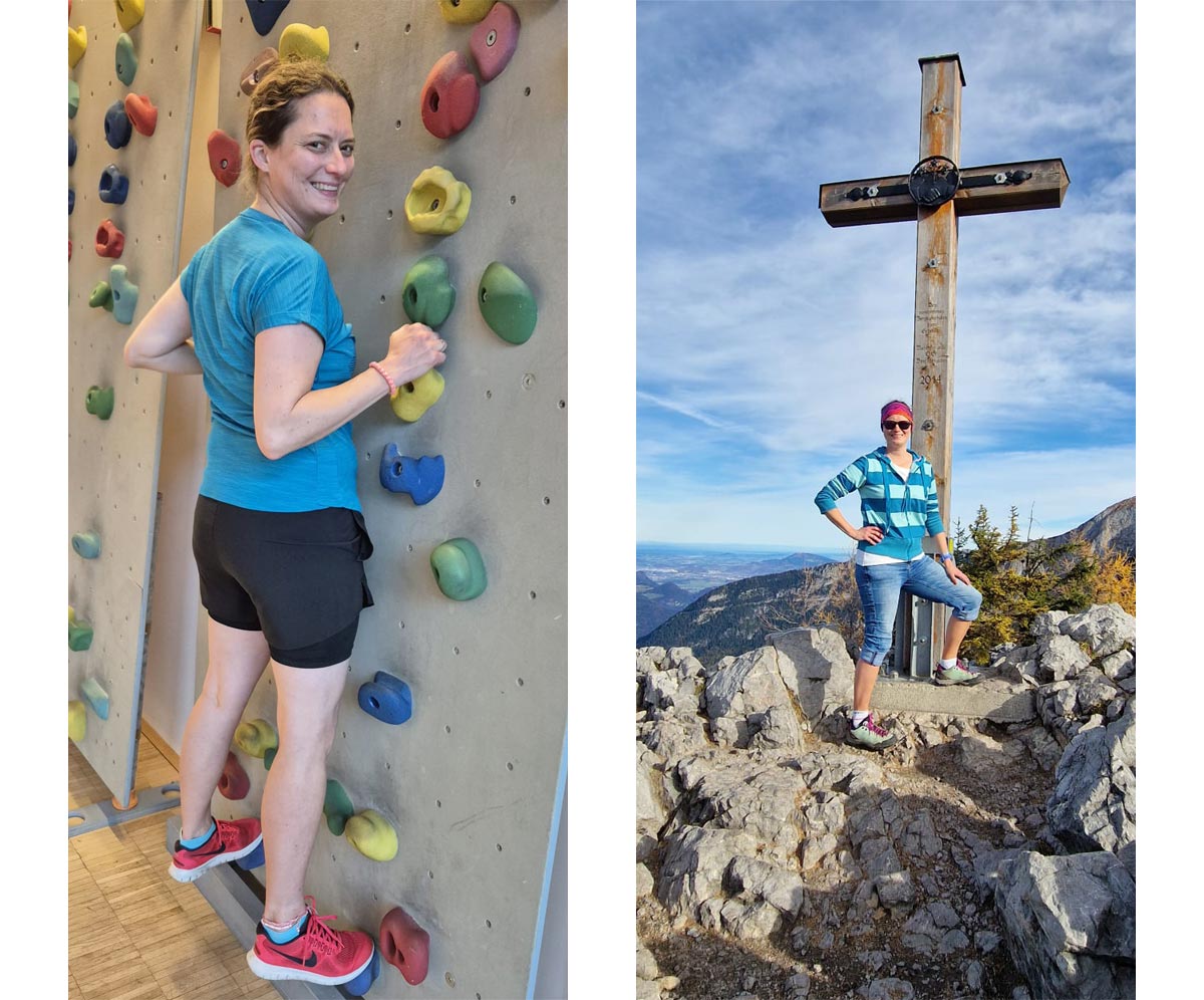 Übungen an der Kletterwand oder kleine Wanderungen wären vor 3 Jahren noch undenkbar gewesen