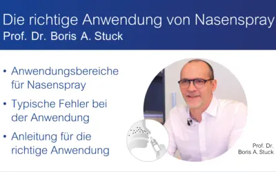 Nasenspray richtig anwenden