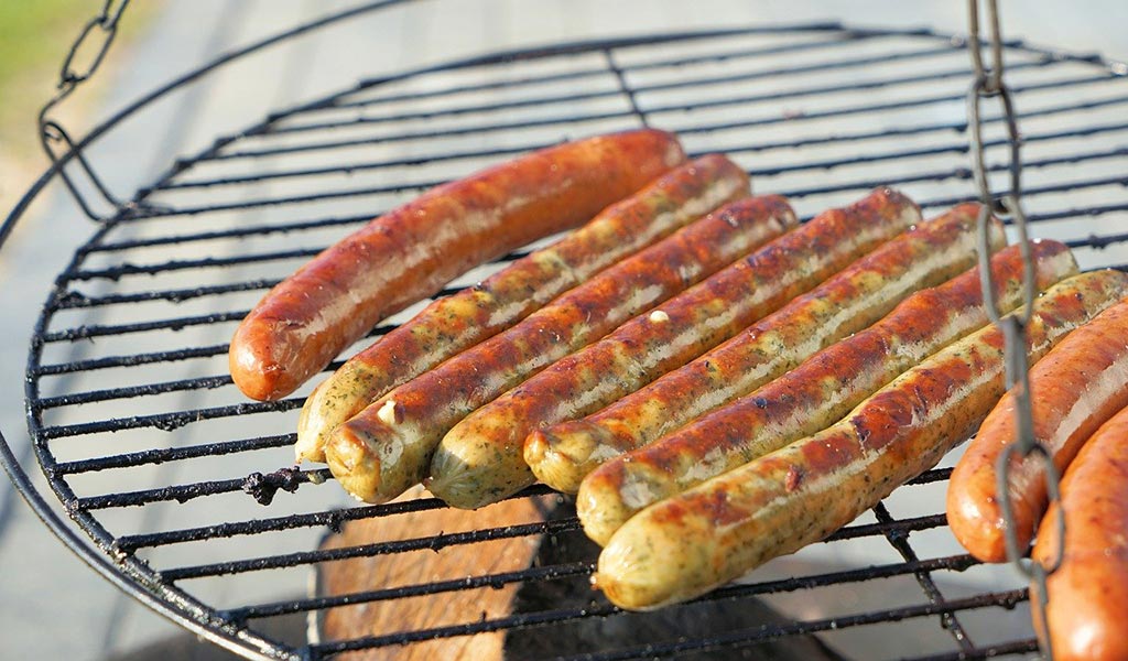 Grillen mit Holzkohle