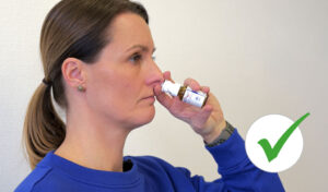 Die richtige Anwendung von Nasenspray