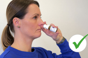 Die richtige Anwendung von Nasenspray
